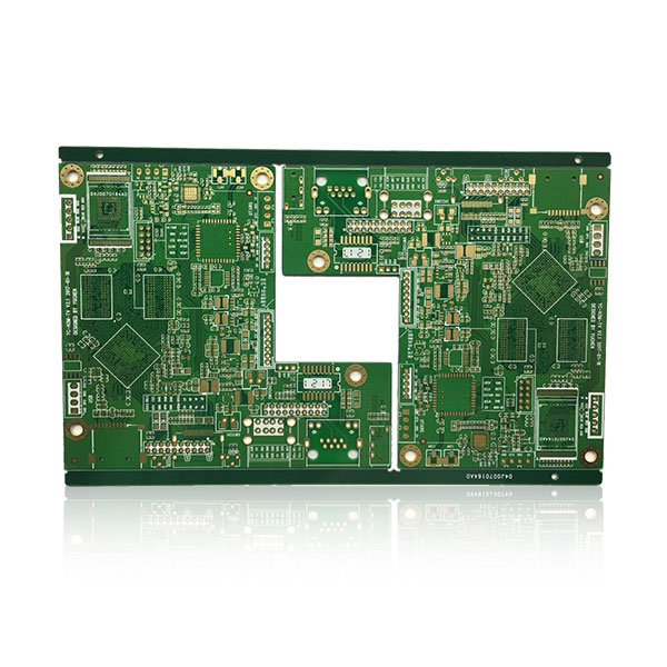 Single side board with complex routing